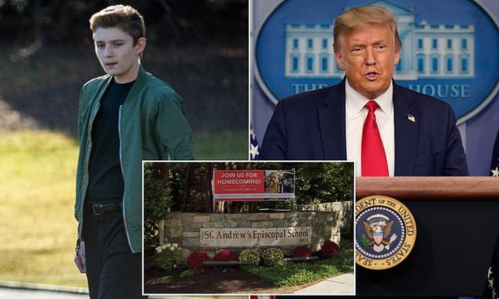 Barron Trump Attends St Andrews Episcopal School