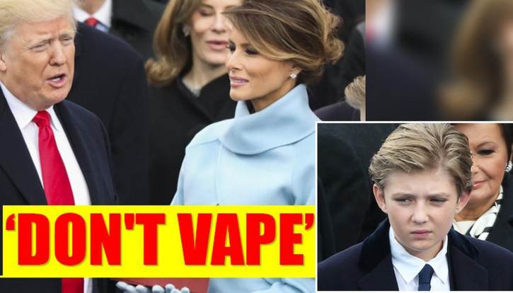 Barron Trump May Have Gotten Flavored E-Cigs Banned